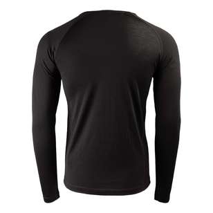 Mountain Designs Men's Merino Blend Long Sleeve Top Black
