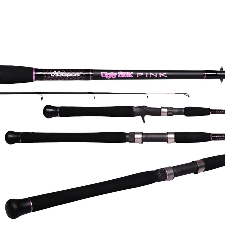 Ugly Stik Pink BC561M Baitcaster Rod
