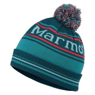 Marmot Men's Retro Pom Hat Teal One Size Fits Most