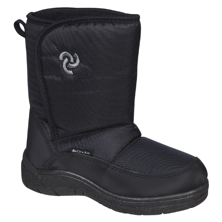 Chute Kids' Whistler Waterproof Snow Boots Black