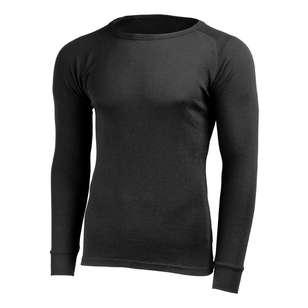 Mountain Designs Adults' Unisex Polypro Long Sleeve Top Black