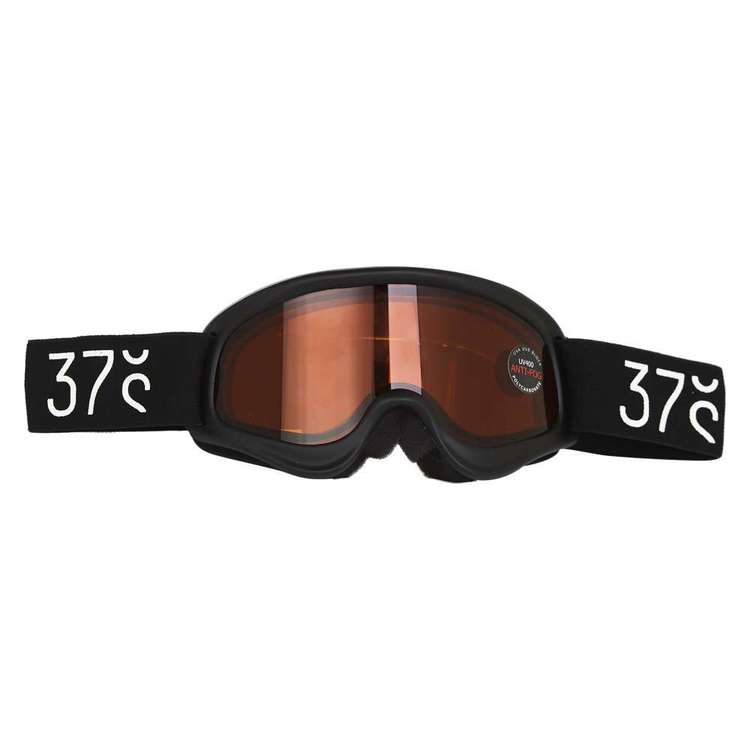 37 Degrees South Kids' Curve Frame Snow Goggles Black
