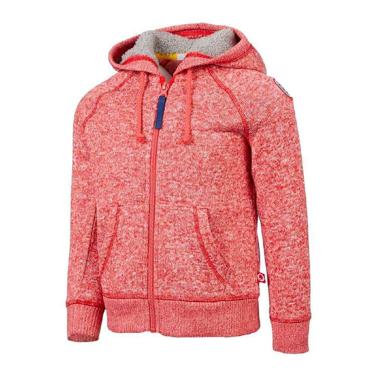Cape Kids' Burraga Full Zip Fleece Jacket Brick Red