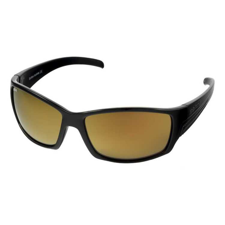 Spotters Fury Sunglasses Gloss Black & Gold