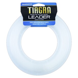 Shimano Tiagra 80m Nylon Leader Line Clear 60 lb