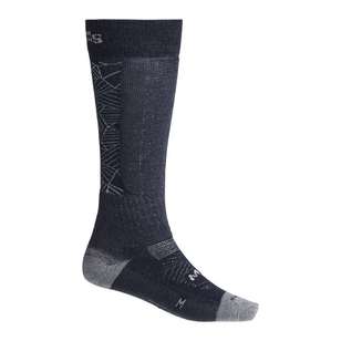 Mountain Designs Men's Snow Merino Socks Blue Geo