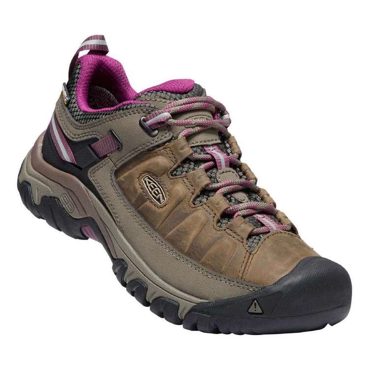 Keen Women's Targhee III Waterproof Low Hiking Shoes Weiss Boysenberry