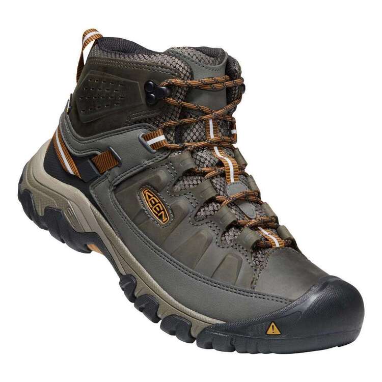Keen Men's Targhee III Waterproof Mid Hiking Boots Black Olive & Golden Brown