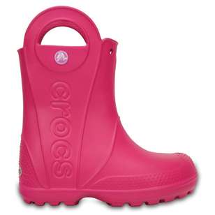 Crocs Kid's Handle It Rain Boots Candy Pink