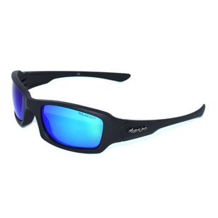 Mangrove Jack's Dog Collar Sunglasses Black & Blue Revo One Size Fits Most
