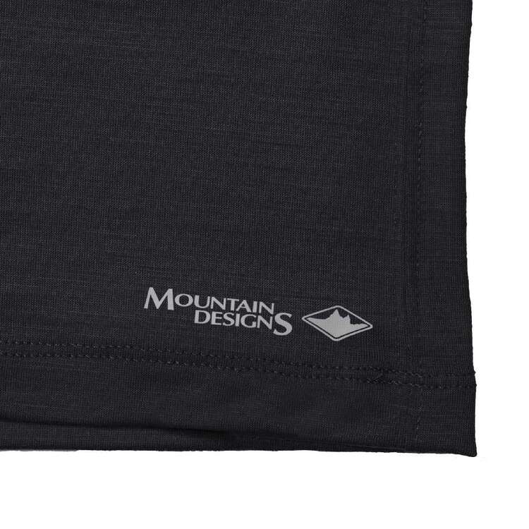 Mountain Designs Merino Unisex Neck Gaiter Black One Size Fits Most