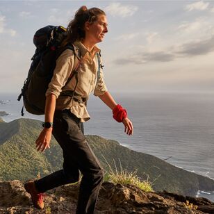 Mountain Designs Women's Florentine Long Sleeve Hiking Shirt Sand