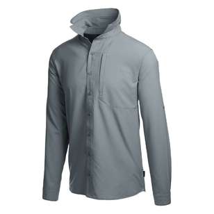 Mountain Designs Men's Hancock Long Sleeve Shirt Grey