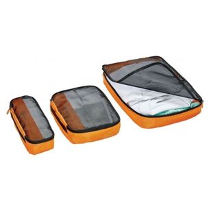Go Travel Triple Packing Cubes Orange