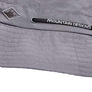 Mountain Designs Adults' Unisex Micalong Bucket Hat Charcoal