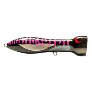 Nomad Chug Norris Popper 150mm Lure Black Pink Mackerel
