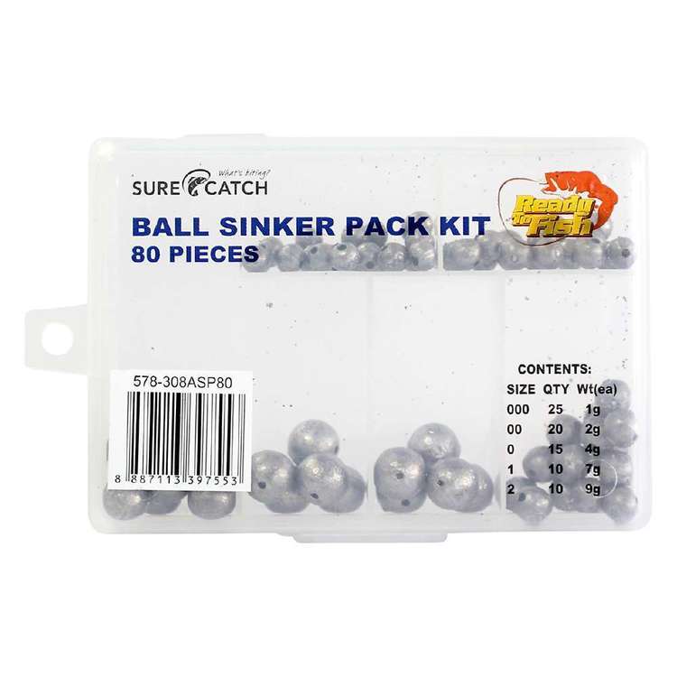 SureCatch Ball Sinkers 80 Piece Kit