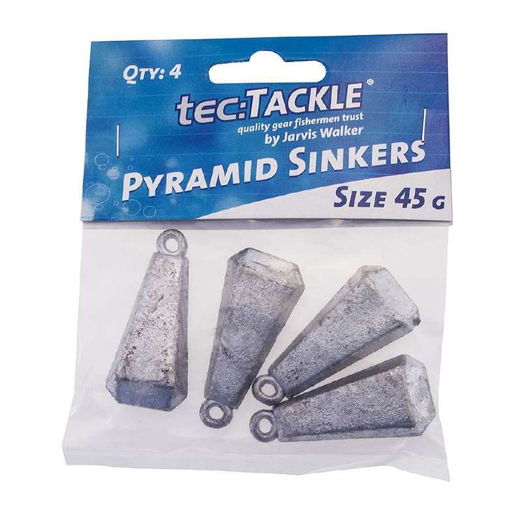 Jarvis Walker Tectackle Pyramid Sinker With Wire Cage Grey