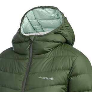 Mountain Designs Women's Peak 700 Down Jacket Khaki / Charcoal