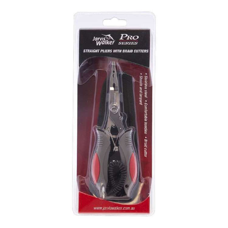 Jarvis Walker Pro Series 6" Long Nose Pliers With Braid Cutters