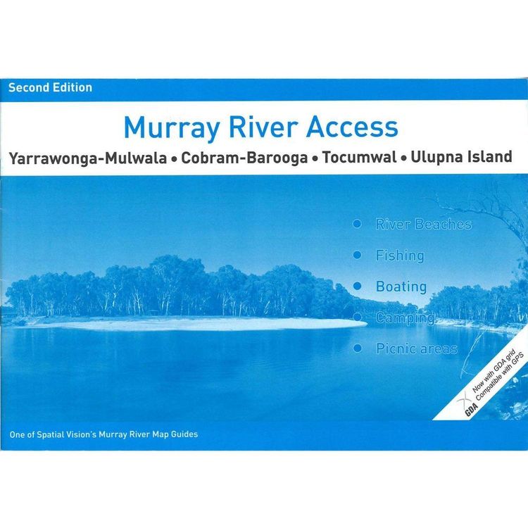 Murray River Access Map #1 Yarrawonga-Mulwala to Ulupna