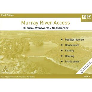 Murray River Access Map #9 Mildura, Wentworth, Neds Corner