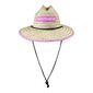 Shimano Kids' Pink Trim Straw Hat