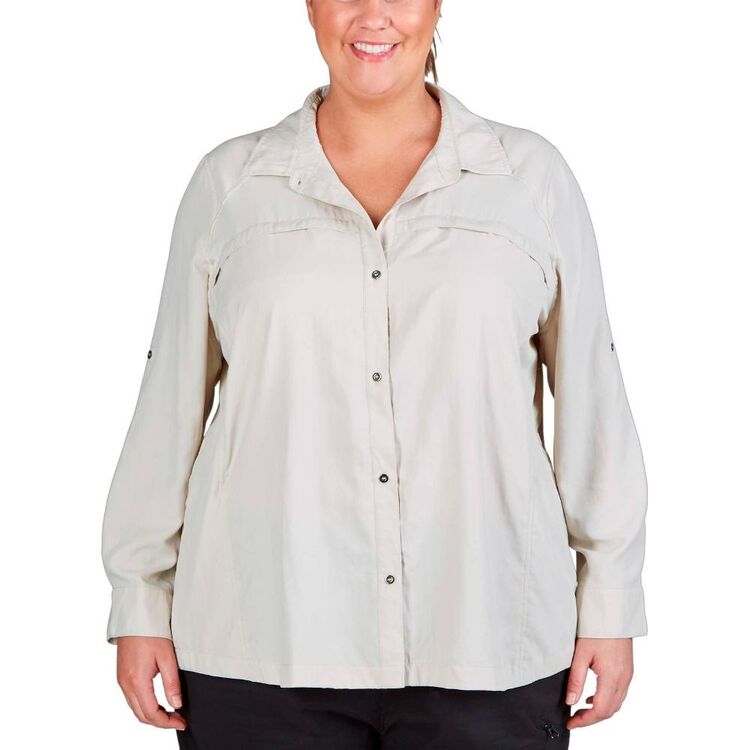 Gondwana Women's Kilalea Plus Size Long Sleeve Shirt