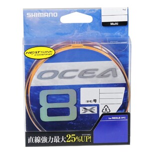 Shimano Ocea 8 Braid Line 300 Metre Spool Multicoloured