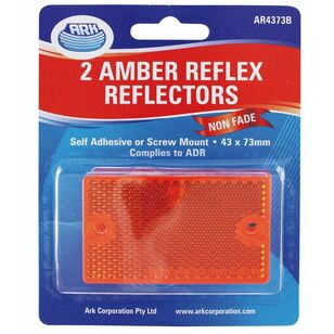 Ark Trailer Reflector 43x73mm Orange