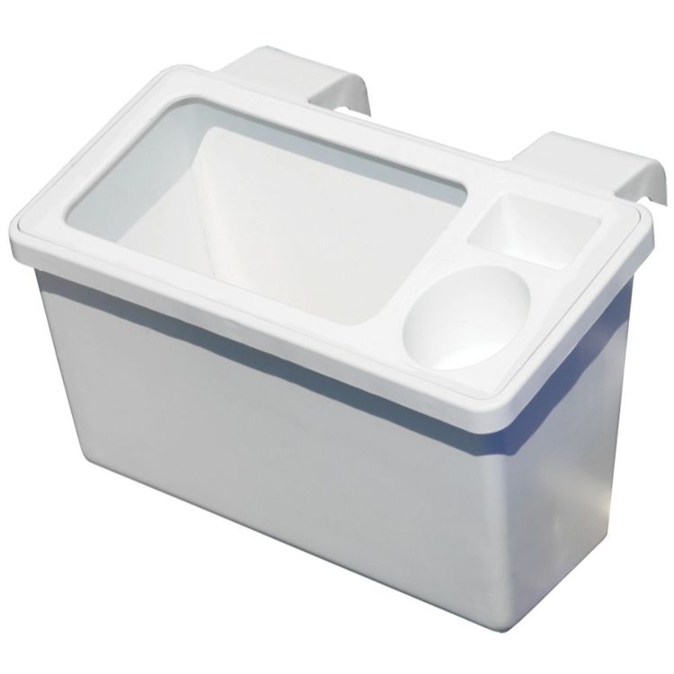 Oceansouth Tinnie Bait & Storage B in - With Dr ink Holder White