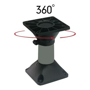 Oceansouth Economy Seat Pedestal 330mm Black 13 in