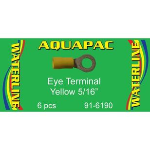 Aquapac Yellow Eye Terminal 5/16'' 6 Pack