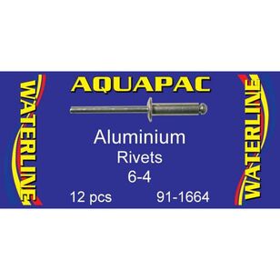 Aquapac Rivet Aluminium 6-4 12 Pack