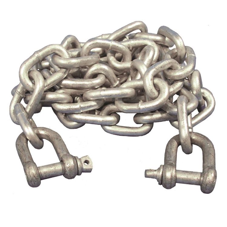 Waterline 6mm x 2m Chain With 8mm Shackles