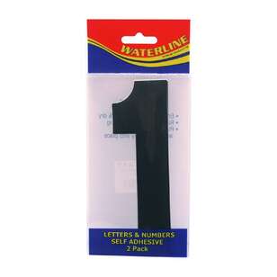 Waterline Boat Number ''1'' 4 Inch 2 Pack