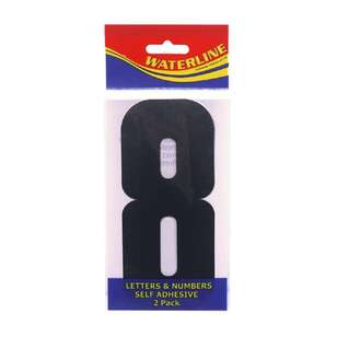 Waterline Boat Number ''8'' 4 Inch 2 Pack