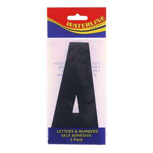 Waterline Boat Letter ''A'' 4 Inch 2 Pack