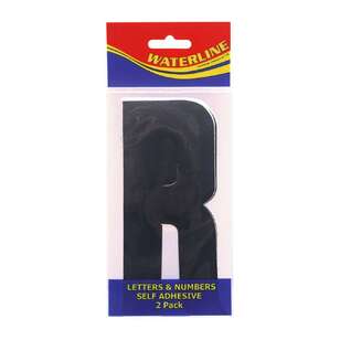 Waterline Boat Letter ''R'' 4 Inch 2 Pack