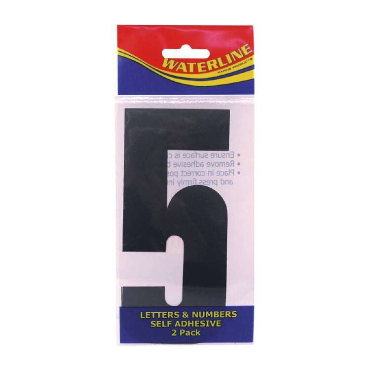 Waterline Boat Number "5" 6 Inch 2 Pack