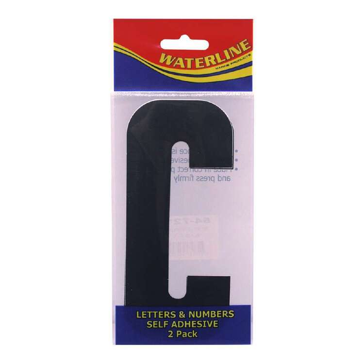 Waterline Boat Letter "C" 6 Inch 2 Pack