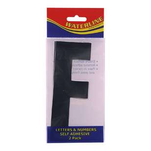 Waterline Boat Letter ''F'' 6 Inch 2 Pack