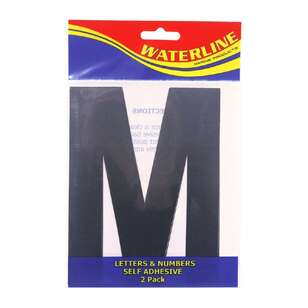 Waterline Boat Letter ''M'' 6 Inch 2 Pack