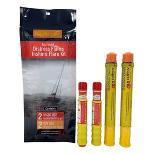 Pains Wessex Inshore Flare Kit Red & Yellow