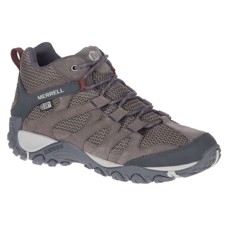 Merrell Men's Alverstone Waterproof Mid Hiking Boots Granite