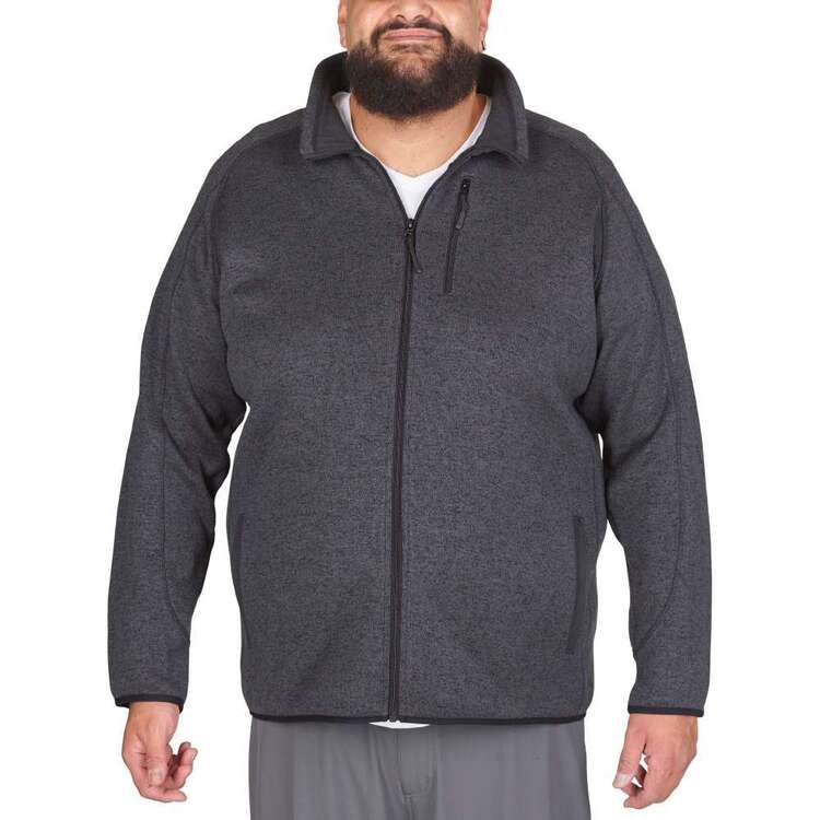 Gondwana Men's Full Knit Fleece Jacket Plus Size