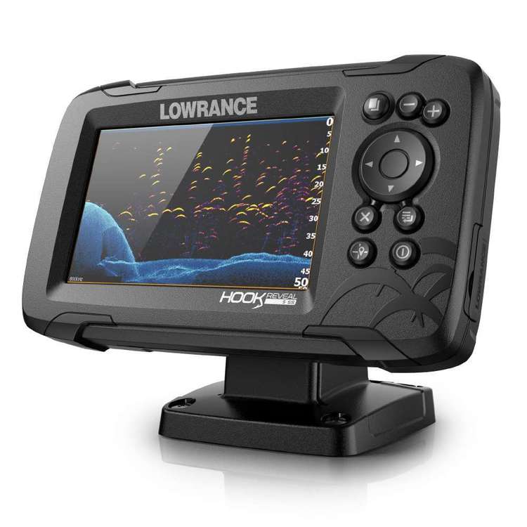 Lowrance Hook Reveal 5 Splitshot Fishfinder/GPS Combo Grey