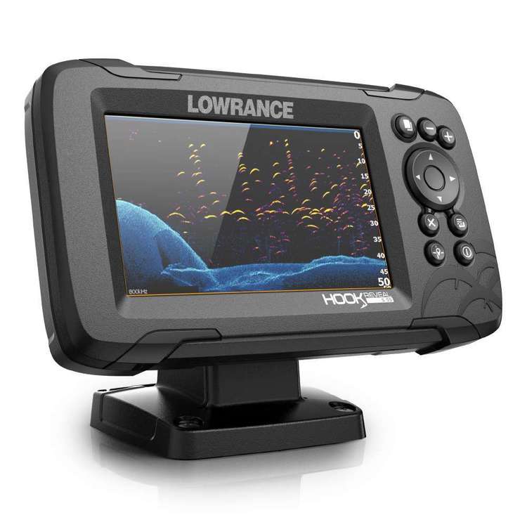 Lowrance Hook Reveal 5 Splitshot Fishfinder/GPS Combo Grey
