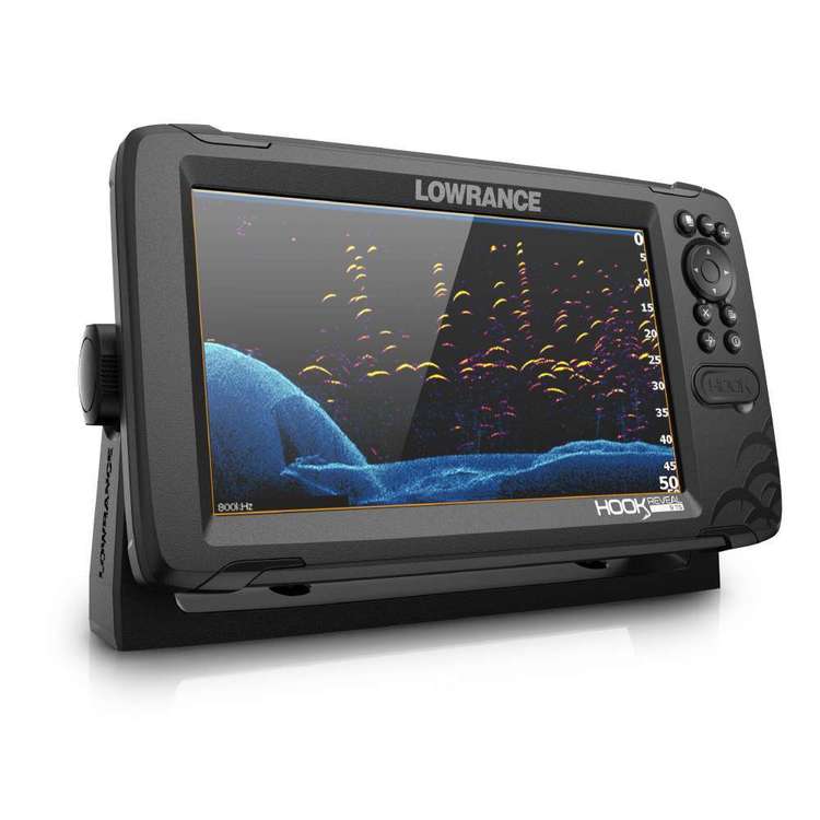 Lowrance Hook Reveal 9 Trip Fishfinder / GPS Combo Grey