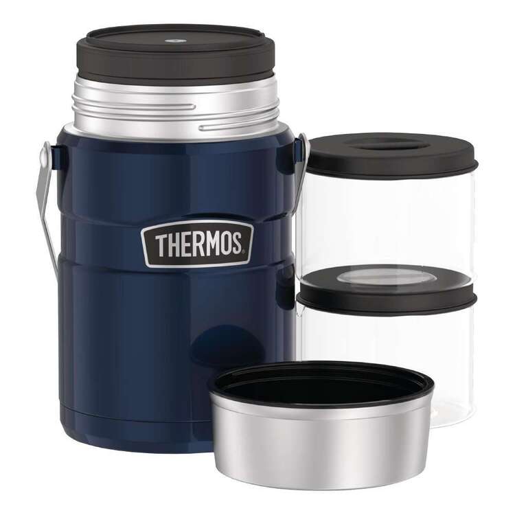 Thermos Stainless Steel King Big Boss Food Jar Midnight Blue 1.39 L